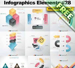 信息数据图表：Infographics Elements 28